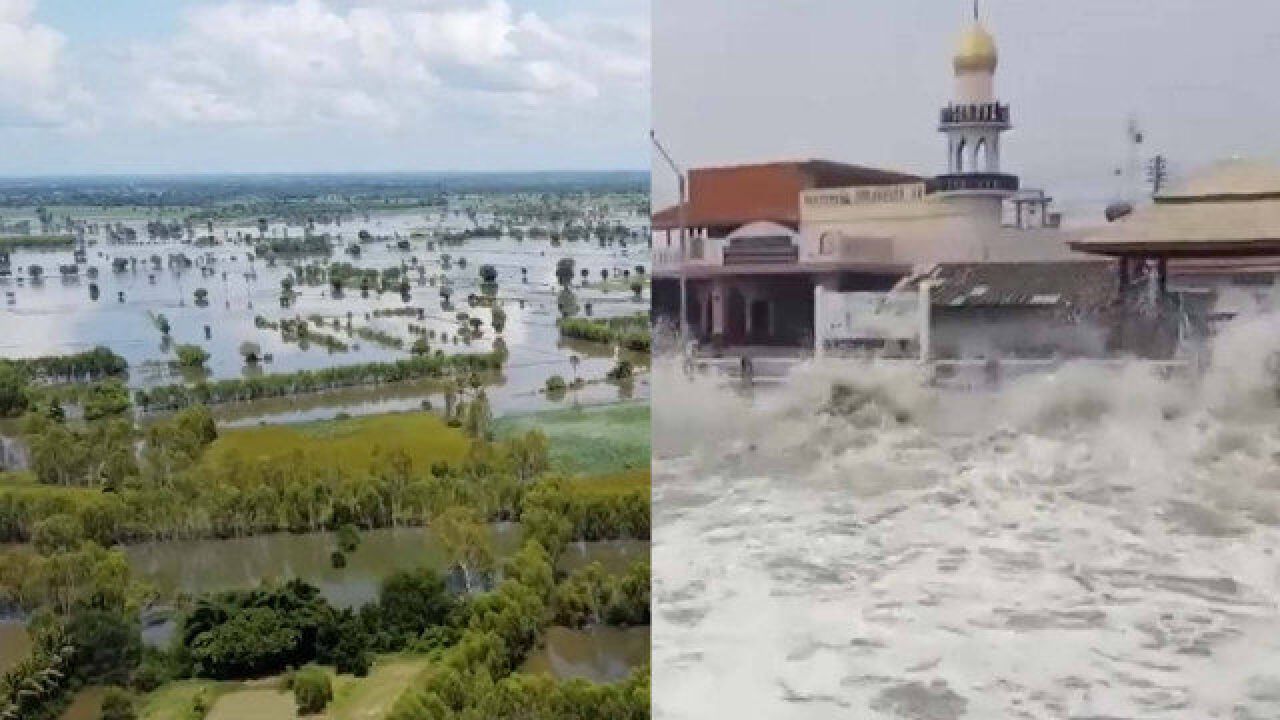 泰国多地连遭暴雨袭击 首都曼谷将面临海水倒灌和内涝风险