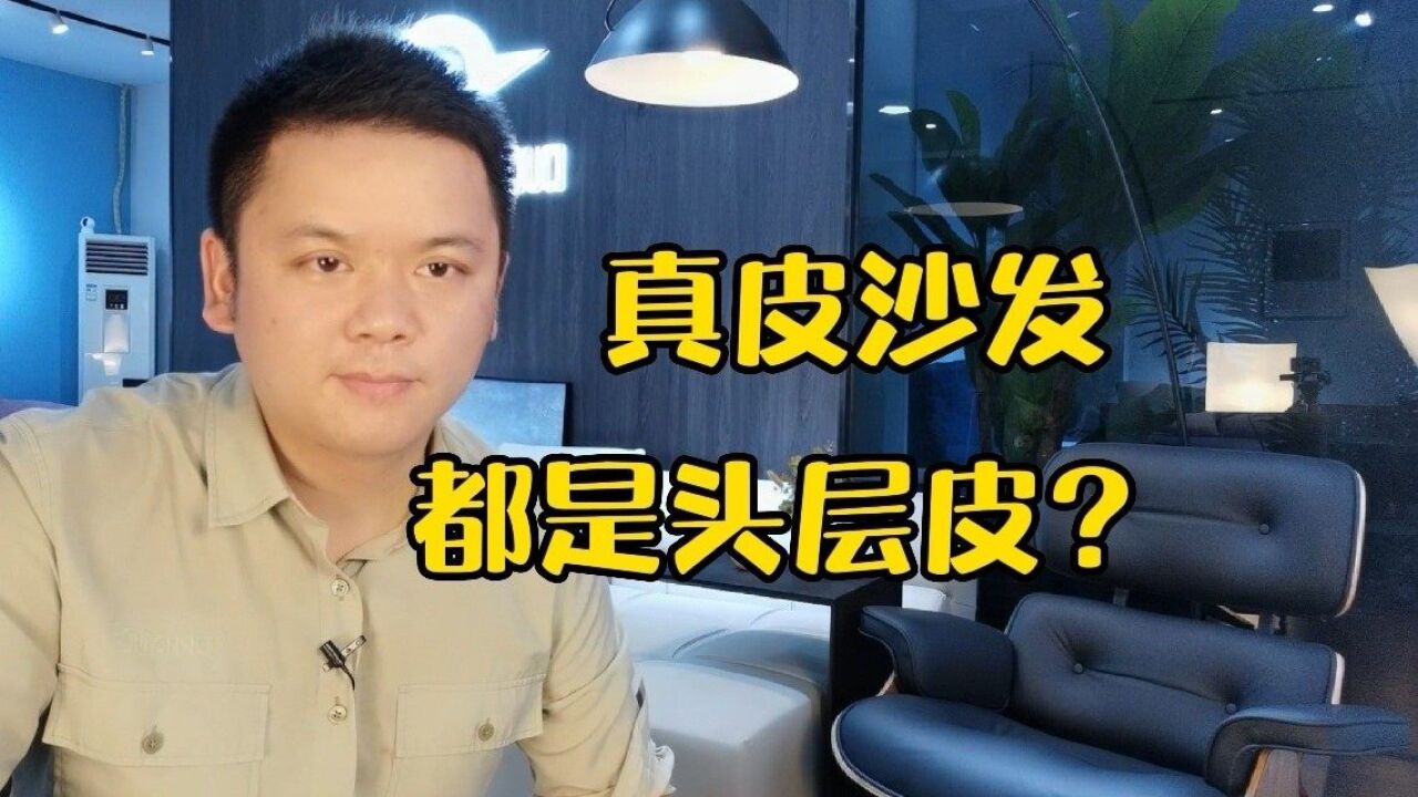 市场上的真皮沙发都是头层皮,头层皮就代表是好皮吗?