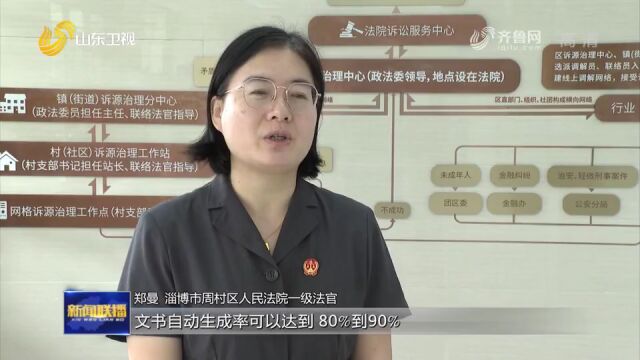 山东新闻联播|淄博:数字赋能 提高审判质效 降低诉讼成本