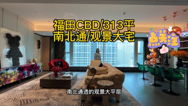 深圳福田CBD,南北通观景大宅