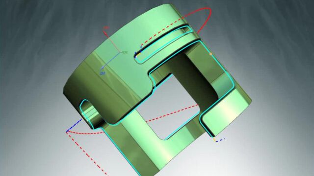 UG编程四轴联动倒角刀倒C角方案分享