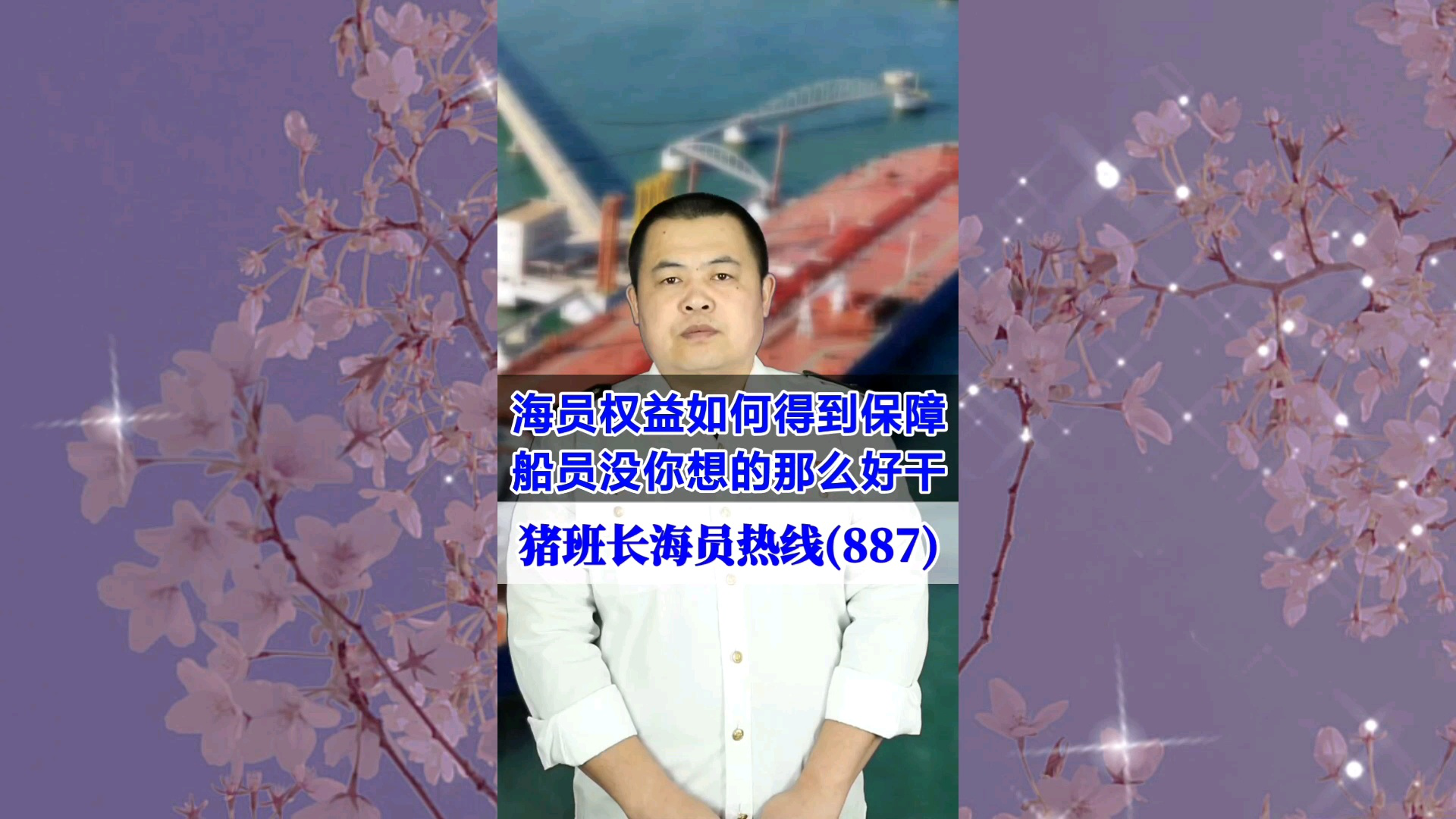 海员权益如何得到保障？船员没你想的那么好干(猪班长海员热线887期)