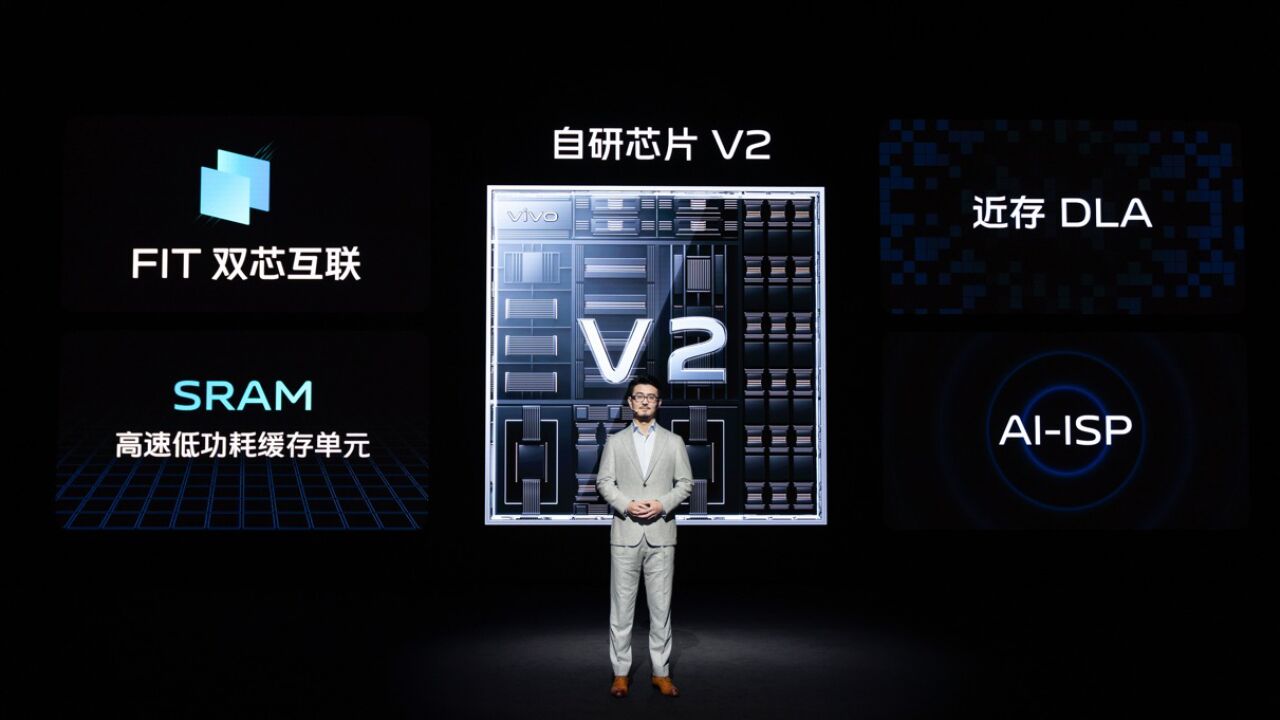 X90系列首发!vivo发布自研影像芯片V2:适配天玑9200