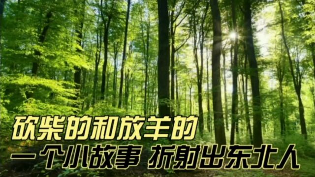 砍柴的和放羊的,一个小故事,折射出东北人