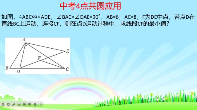 四点共圆例题,大胆假设小心求证