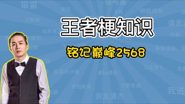 铭记巅峰2568是什么梗?【王者梗知识】