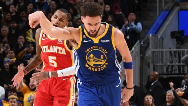 汤普森54分连刷纪录：赛季新高！生涯第7次10+三分仅次库里