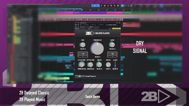 2B Played Music  2B Delayed Classic VST3AU