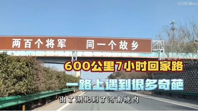 600公里7个小时返程河南商丘回家路,一路上遇到太多的奇葩!