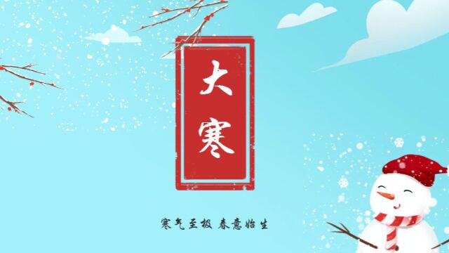 二十四节气最后一个节气大寒节气