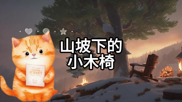 山坡下的小木椅 宝宝睡前故事 会说话的猫咪讲故事 每日分享