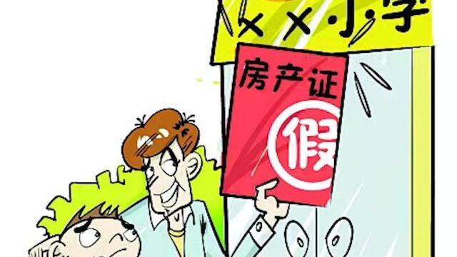 家长为让儿子读重点小学花300元办假房产证,构成买卖国家机关证件罪获刑