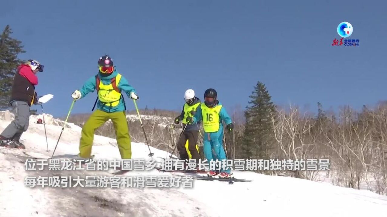 全球连线|中国雪乡成为野雪爱好者的乐园