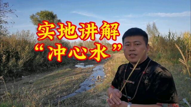 实地讲解“冲心水”形状含义,吴向东