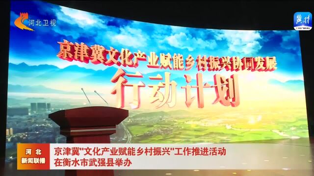 京津冀“文化产业赋能乡村振兴”工作推进活动在衡水市武强县举办