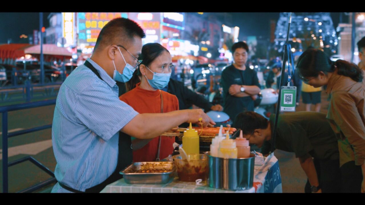 南通海门珠江路一条街,夜市走起