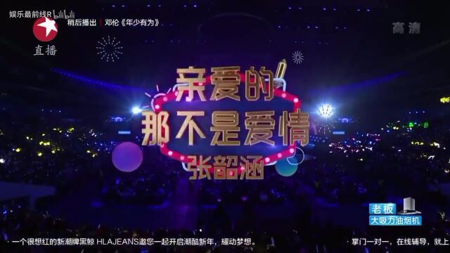 《亲爱的那不是爱情》演唱:张韶涵 回忆经典 回忆杀