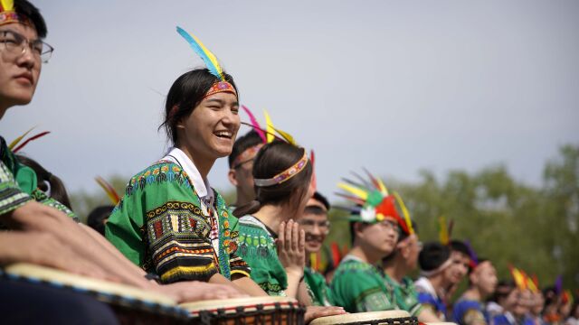 赏鼓踏歌,北京师范大学良乡附属中学高三师生开展拓展实践活动