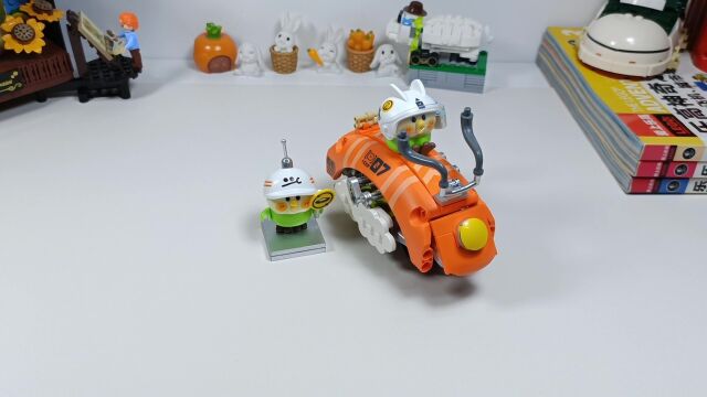 【Onebrick测评】TOPTOY中国积木  小鹦鹉BEBE三文鱼车