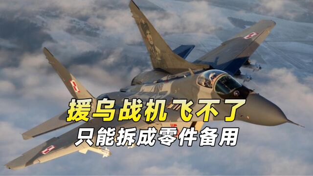 西方援乌数架米格29,乌军发现纯粹不能飞,被迫拆成零件使用