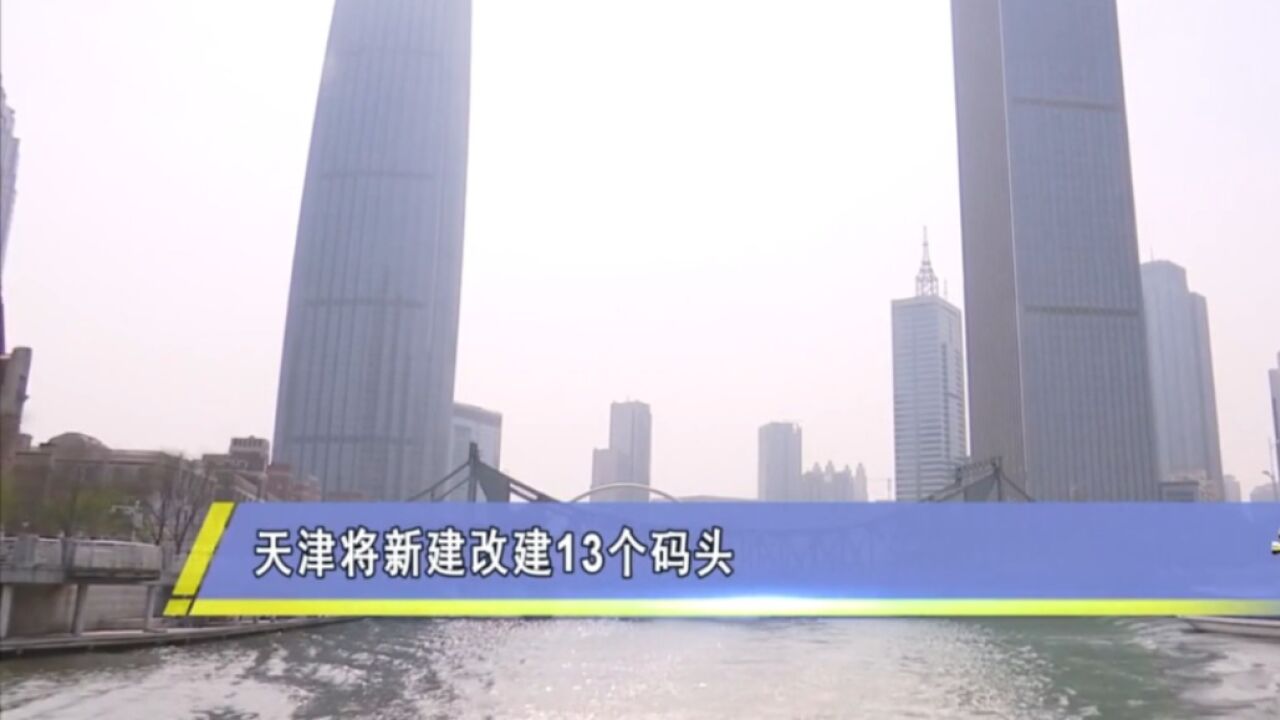 2024年亮相!天津将新建改建13个码头!