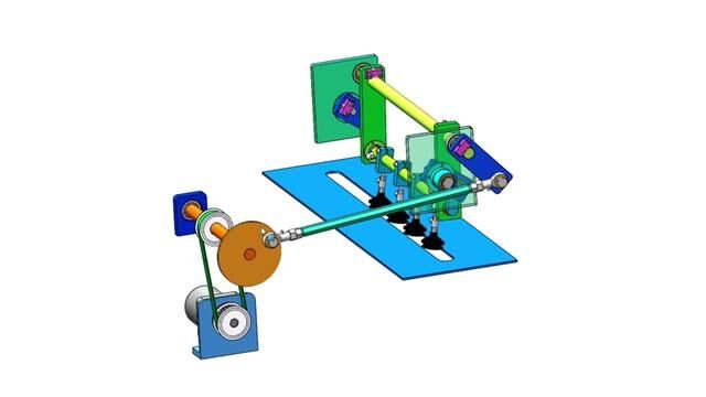 #机械设计 #非标自动化 #solidworks教学 #连杆机构