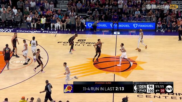 NBA西部半决赛：掘金vs太阳G4全场回放