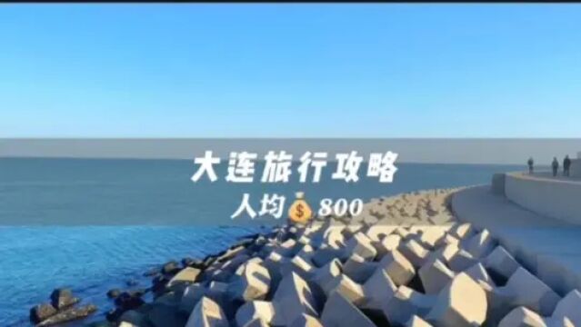 大连攻略——人均800|大连三日游,三天两夜大连旅行攻略,文字版在片尾#旅行大玩家 #大连旅行 #旅行攻略 #看海