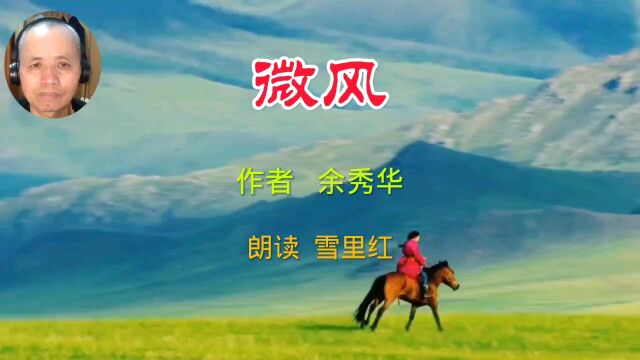 为你朗读当代女诗人余秀华的作品《微风》