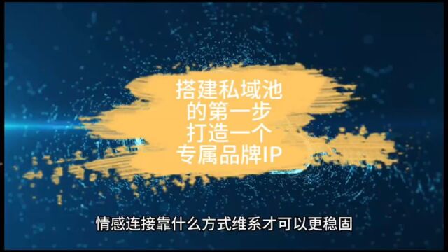 搭建私域池的第一步:打造一个专属品牌IP