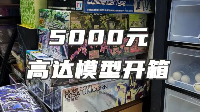 【开箱】又买了5000多的高达模型!还整了点绝版老物!开箱分享!