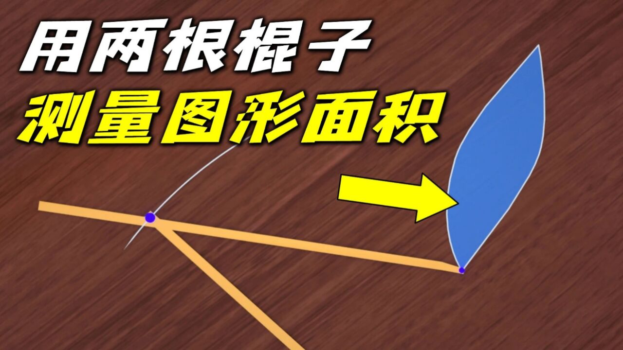 怎样用2根棍子测量图形的面积?揭秘构思巧妙的求面积神器