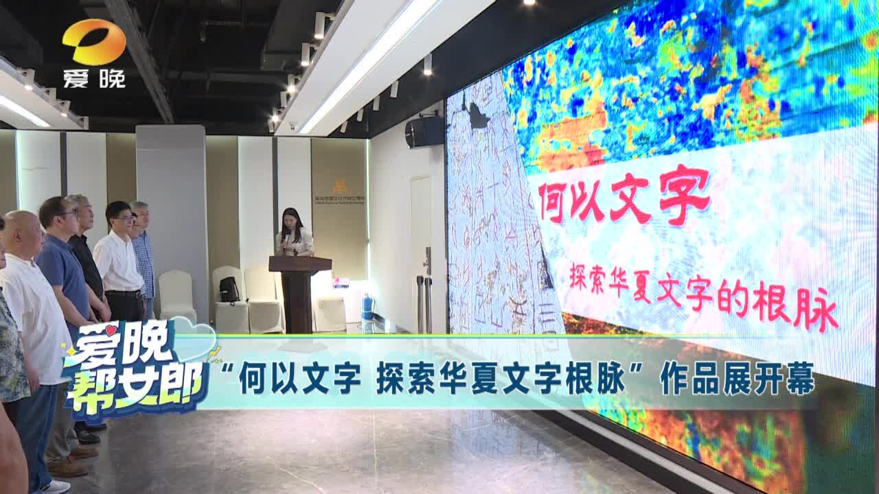 “何以文字 探索华夏文字根脉”作品展开幕