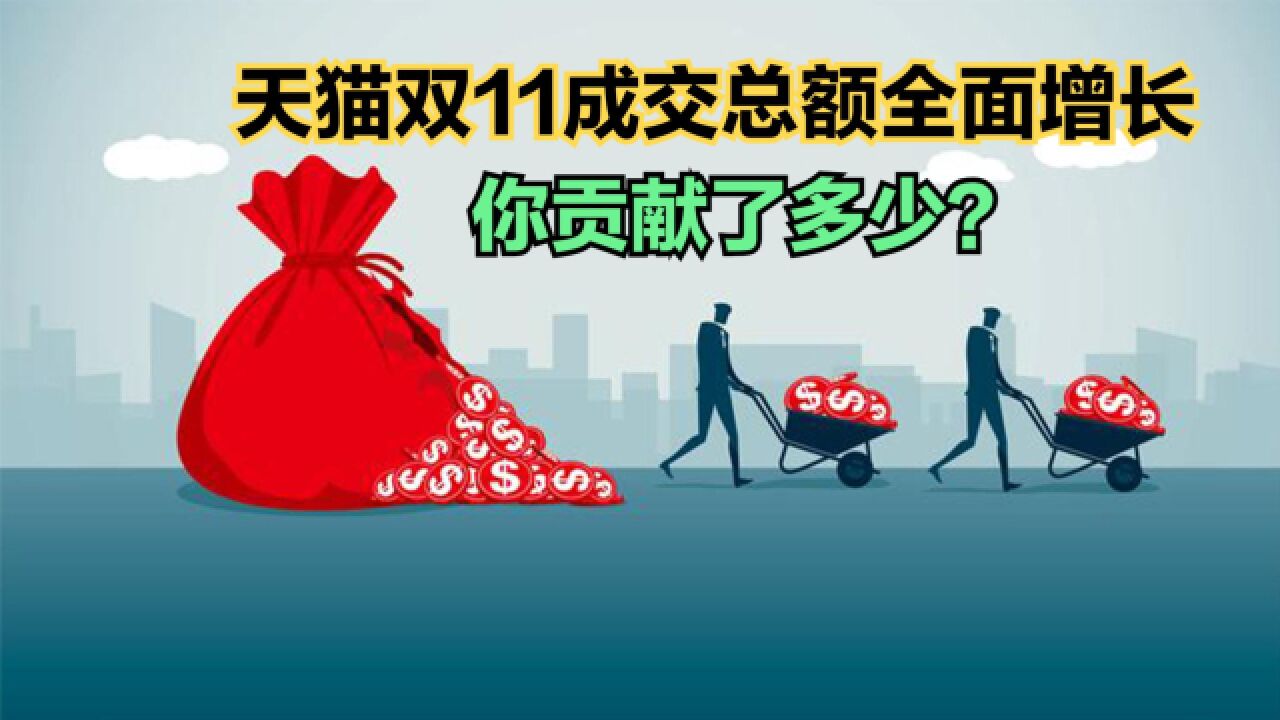 为何双11成交总额还在涨?回顾历年天猫双11成交额,你贡献多少?