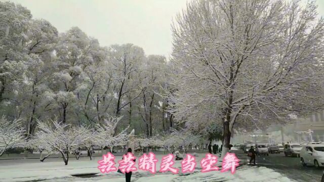 我的家乡下雪啦!