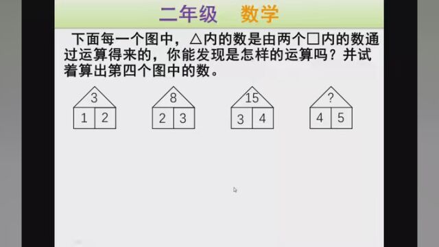 二年级数学找规律 #我要上有用榜 #小学数学 #轻松学数学 奥数有必要学吗