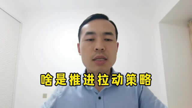 啥是推进拉动策略