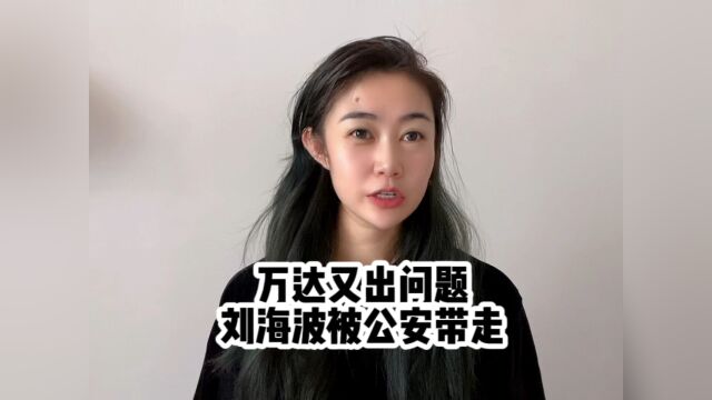 万达又出问题?高级副总裁刘海波被公安机关带走