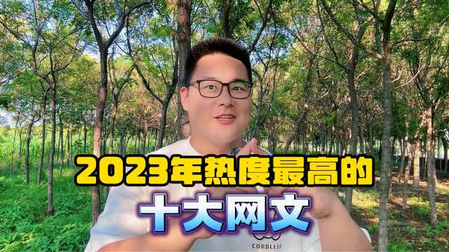 2023年热度最高的十大网文,绝对能满足最刁钻的读者