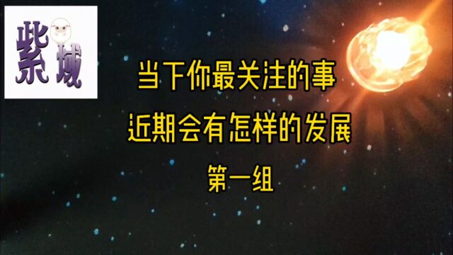 当下你最关注的事近期会有怎样的发展?第一组