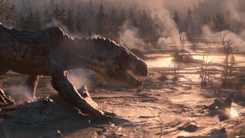 2023高燃科幻片《逃出白垩纪》，面对凶残远古巨兽，人类能否逃生？