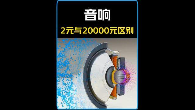 音响的内部结构,10元与10000元的音响有区别吗