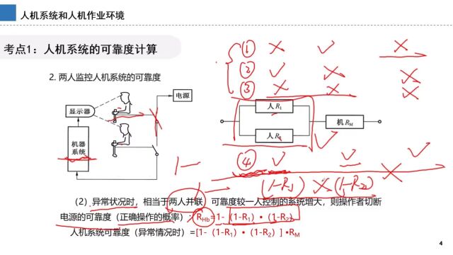 河南中安建培的老师讲的也太详细了吧!人机系统的可靠度计算,一看就会!