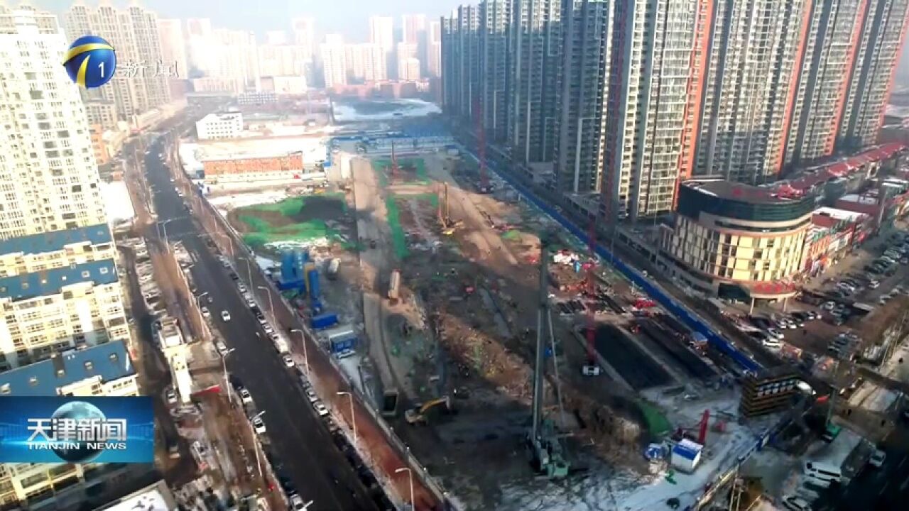 地铁B1线新北路站开始主体施工