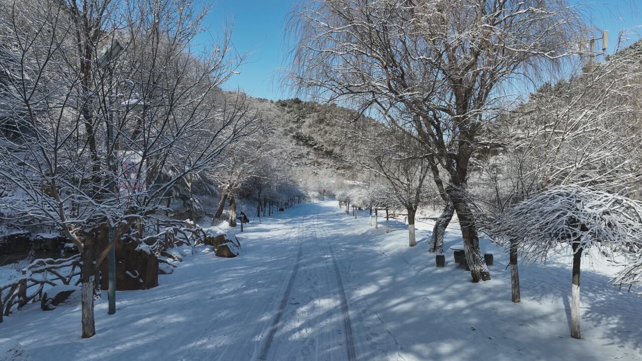 千城胜景|河北滦州:青龙山沐雪如仙境