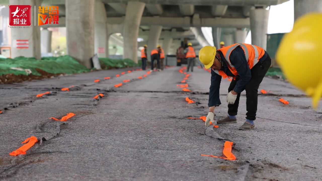 重庆高架路桥下建设“加速跑”,地面道路整体进度已完成20%