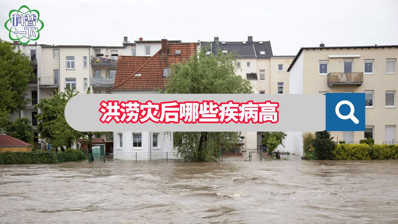 洪涝灾后哪些疾病高发?如何防疫?