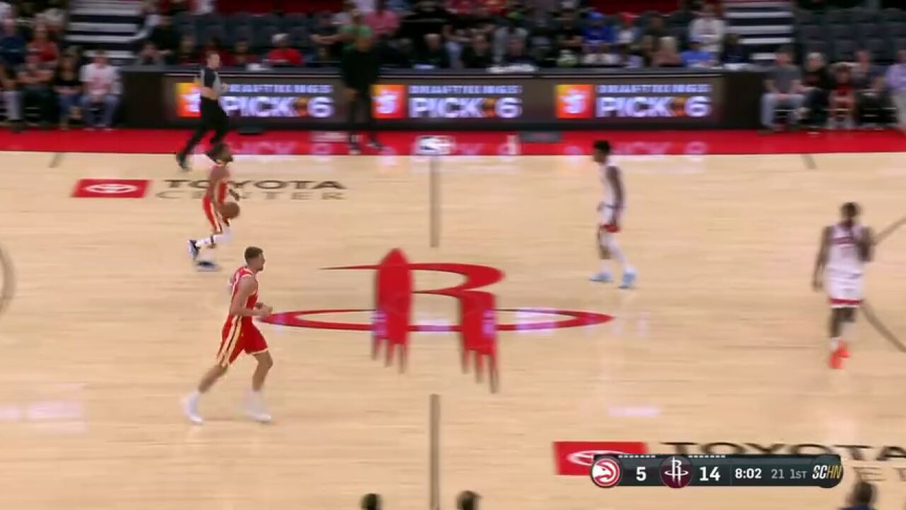 【回放】NBA季前赛：老鹰vs火箭第1节中文解说回放