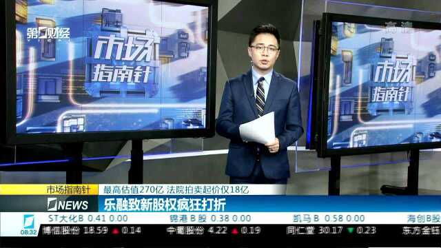 最高估值270亿 法院拍卖起价仅18亿 乐融致新股权疯狂打折