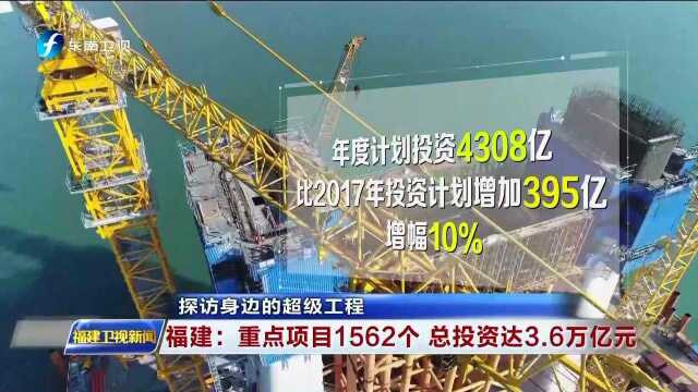 探访身边的超级工程 福建 重点项目1562个 总投资达3.6万亿元